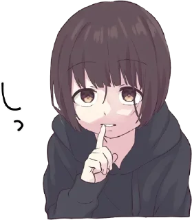 🤫 emoji sakku's mood swings Telegram sticker 21 of 105