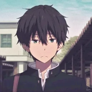 🎐 emoji Oreki 🎐  [ @AnimeCommunityChat ] Telegram sticker 8 of 120