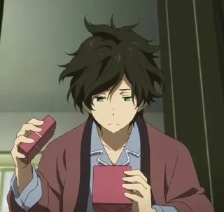 🎐 emoji Oreki 🎐  [ @AnimeCommunityChat ] Telegram sticker 12 of 120
