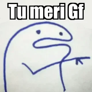 👉 emoji @Hindi_English_Chattings  Meme — @stckrRobot Telegram sticker 11 of 120