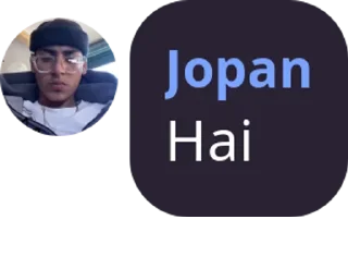 Sticker from Jovan