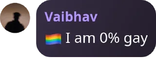 🏳️‍🌈 emoji Vaibhav's sticker pack (@Mikasa_Ackr_bot) Telegram sticker 8 of 10