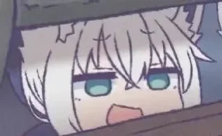 😅 emoji 大白貓 @ShirakamiFubuking Telegram sticker 23 of 46