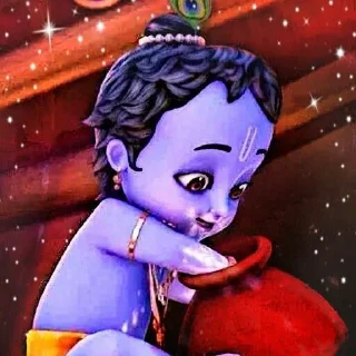 😊 emoji Krishna little Telegram sticker 21 of 32