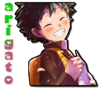 😊 emoji Midoriyas kang pack Telegram sticker 4 of 101
