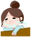 😭 emoji @tikelmu Amelya's Happy Everyday Telegram sticker 13 of 41