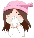 😭 emoji @tikelmu Amelya's Happy Everyday Telegram sticker 11 of 41