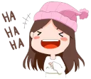 😆 emoji @tikelmu Amelya's Happy Everyday Telegram sticker 21 of 41