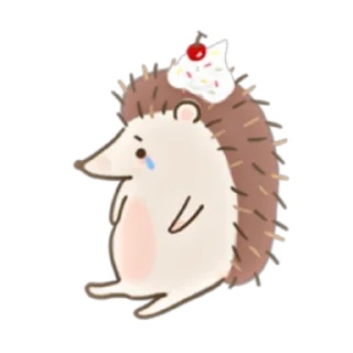 😢 emoji Muffin The Hedgehog (FULL) [ENG] @WSZB_Stickers Telegram sticker 8 of 40