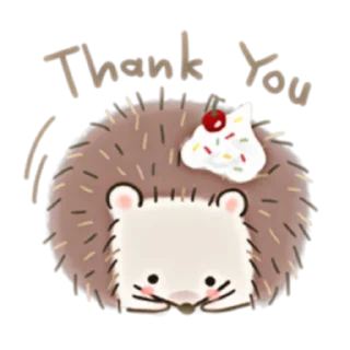 🙏 emoji Muffin The Hedgehog (FULL) [ENG] @WSZB_Stickers Telegram sticker 2 of 40
