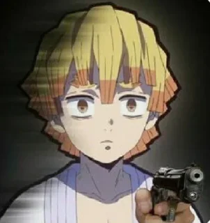 🔫 emoji ℤ𝔼ℕ𝕀𝕋𝕊𝕌 ⚡( @Mno_zenitsu_agatsuma) Telegram sticker 2 of 44