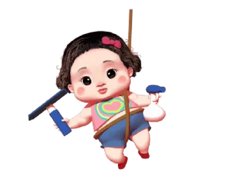 ⭐️ emoji Lamyai Funny Girl Animated (ENG) @moe_sticker_bot Telegram sticker 11 of 24