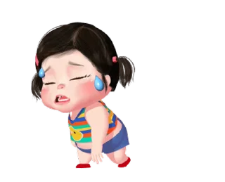 ⭐️ emoji Lookpear cute girl animated (ENG) @moe_sticker_bot Telegram sticker 15 of 24