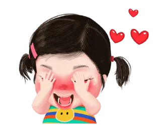 ⭐️ emoji Lookpear cute girl animated (ENG) @moe_sticker_bot Telegram sticker 17 of 24