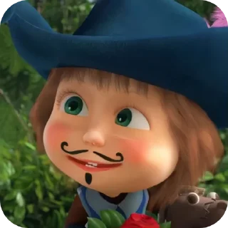 🤲 emoji masha and the bear @amneedsleep Telegram sticker 24 of 46