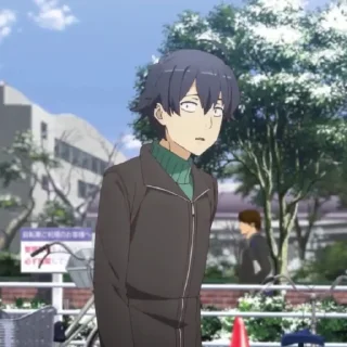 🥢 emoji Hikigaya Hachiman @Moontelaxx Telegram sticker 9 of 65