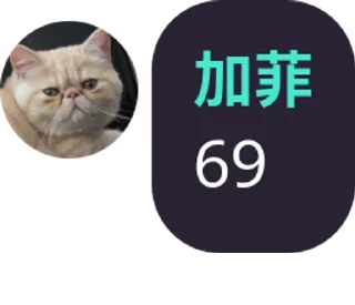 Sticker from 加菲