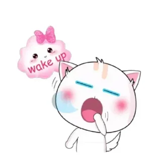 🥱 emoji Cute Cat || @harsh246 Telegram sticker 8 of 20