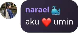 ❤️ emoji narael 🐳 Telegram sticker 3 of 13