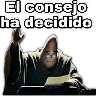 😀 emoji El consejo 🧑‍⚖️ Patricio R⭐ Telegram sticker 1 of 20