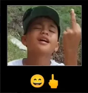 🖕 emoji F Telegram sticker 19 of 60