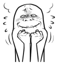☺️ emoji Intuitive expression系列 Telegram sticker 8 of 81