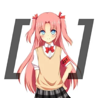 Sticker from Programmer Anime Girls
