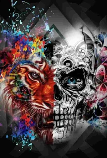 Sticker from ☠☠ᏦᗴᐯᏆᑎ ☠☠  The sKull ☠
