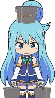 😰 emoji Isekai Quartet - @Otakuzdream Telegram sticker 16 of 89