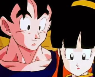 👩‍❤️‍👩 emoji 🖤--Goku--🖤 Telegram sticker 5 of 75