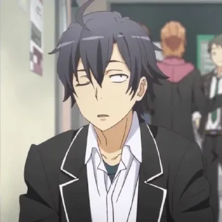 🍚 emoji Hikigaya Hachiman @Moontelaxx Telegram sticker 22 of 65