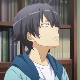 🍚 emoji Hikigaya Hachiman @Moontelaxx Telegram sticker 12 of 65