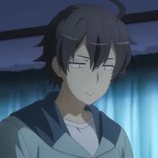 🥢 emoji Hikigaya Hachiman @Moontelaxx Telegram sticker 5 of 65