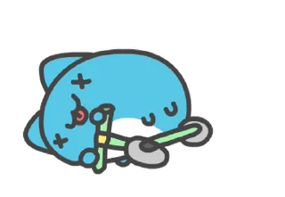 😵 emoji 貓貓蟲-咖波 可愛日常 @moe_sticker_bot Telegram sticker 8 of 24