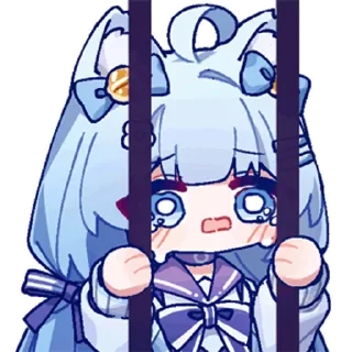 😭 emoji 哭哭和玉玉 Telegram sticker 5 of 47