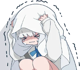 😭 emoji 刺猬哭哭 Telegram sticker 5 of 9