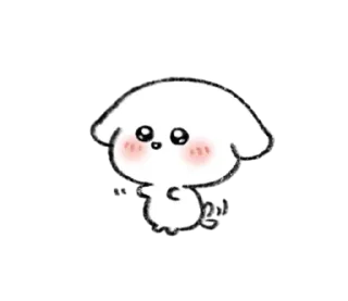 ⭐ emoji cutu mini pup 💕@stickieri Telegram sticker 23 of 40