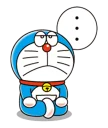 😐 emoji doraemon Telegram sticker 9 of 21