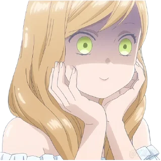 😰 emoji @Y2Lab Yamada-kun to Lv999 no Koi wo Suru Telegram sticker 5 of 45