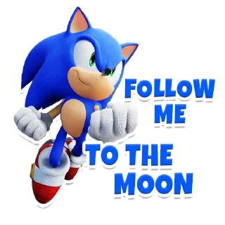 🌕 emoji SONIC Telegram sticker 13 of 15