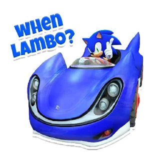🚘 emoji SONIC Telegram sticker 8 of 15