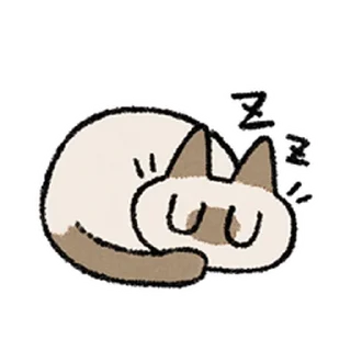 ⭐ emoji Kawaii Siamese @moe_sticker_bot Telegram sticker 18 of 40