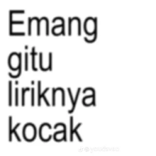 Sticker from kocak