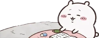 😌 emoji Chiikawa Telegram sticker 12 of 120