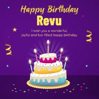 🎂 emoji Happy birthday Revu Telegram sticker 7 of 24