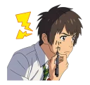 Sticker from Kimi No Wa @KawaiiSticker