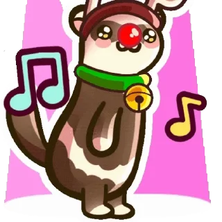 🎵 emoji @stickermaze│@stickerXhub│𝐂𝐔𝐓𝐄 𝐕𝐈𝐁𝐄𝐒 𝟐 Telegram sticker 24 of 35