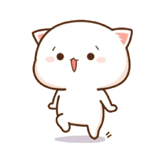 💃 emoji Mochi Mochi Peach Cat Telegram sticker 10 of 48