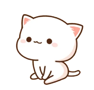 😮 emoji Mochi Mochi Peach Cat Telegram sticker 8 of 48