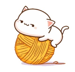 😏 emoji Mochi Mochi Peach Cat Telegram sticker 21 of 48